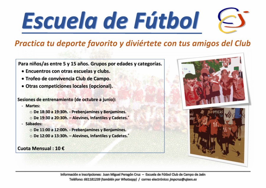 ESCUELA DE FUTBOL 2017/2018